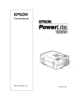 Epson PowerLite 5000 Service Manual preview