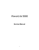 Preview for 2 page of Epson PowerLite 5000 Service Manual