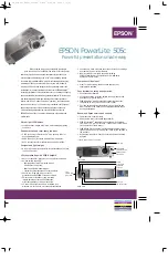 Preview for 1 page of Epson PowerLite 505c Specifications