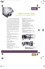 Предварительный просмотр 1 страницы Epson PowerLite 5600p Specifications