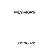 Epson PowerLite 61p User Manual preview