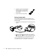 Предварительный просмотр 58 страницы Epson PowerLite 735c User Manual