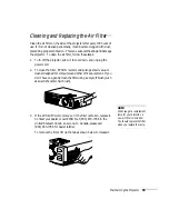 Предварительный просмотр 101 страницы Epson PowerLite 735c User Manual