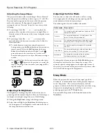 Предварительный просмотр 6 страницы Epson PowerLite 737c Product Information