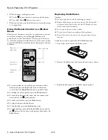 Предварительный просмотр 8 страницы Epson PowerLite 737c Product Information