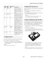 Предварительный просмотр 21 страницы Epson PowerLite 737c Product Information