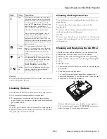 Предварительный просмотр 11 страницы Epson PowerLite 750c Manual