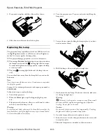 Предварительный просмотр 12 страницы Epson PowerLite 750c Manual