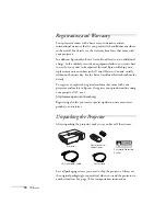 Предварительный просмотр 10 страницы Epson PowerLite 822p User Manual