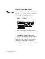 Предварительный просмотр 20 страницы Epson PowerLite 822p User Manual