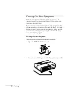 Предварительный просмотр 34 страницы Epson PowerLite 822p User Manual