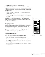 Предварительный просмотр 47 страницы Epson PowerLite 82c User Manual