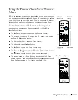 Предварительный просмотр 49 страницы Epson PowerLite 82c User Manual