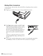 Preview for 20 page of Epson PowerLite 8700 UB User Manual