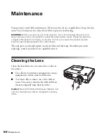 Preview for 50 page of Epson PowerLite 8700 UB User Manual