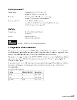 Preview for 67 page of Epson PowerLite 8700 UB User Manual