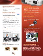 Preview for 3 page of Epson PowerLite 92 Specifications