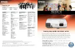 Epson PowerLite 93 Brochure & Specs предпросмотр