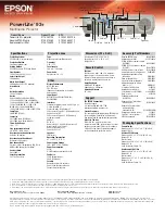 Preview for 4 page of Epson PowerLite 93 Quick Reference Manual