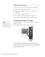 Preview for 42 page of Epson PowerLite 9300i - PowerLite 9300NL Multimedia Projector User Manual