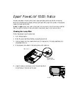 Preview for 1 page of Epson PowerLite 9300i Supplementary Manual