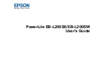 Epson PowerLite EB-L200SW User Manual предпросмотр