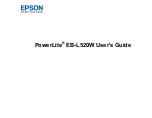 Предварительный просмотр 1 страницы Epson PowerLite EB-L520W User Manual