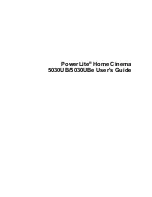 Предварительный просмотр 1 страницы Epson PowerLite Home Cinema 5030UB User Manual