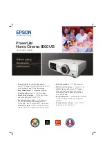 Epson PowerLite Home Cinema 6500 UB Brochure preview