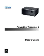 Epson PowerLite Presenter L User Manual preview