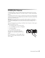 Предварительный просмотр 17 страницы Epson PowerLite Pro Cinema 7100 User Manual