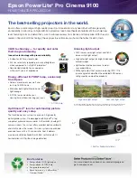 Предварительный просмотр 3 страницы Epson PowerLite Pro Cinema 9100 Brochure