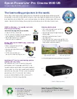 Предварительный просмотр 3 страницы Epson PowerLite Pro Cinema 9500 UB Brochure