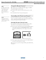 Preview for 1 page of Epson PowerLite Pro G5150NL Installation Handbook