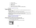 Preview for 115 page of Epson PowerLite Pro G6050W User Manual