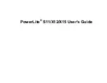 Epson PowerLite S11 User Manual preview