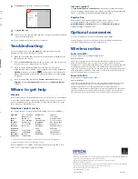 Preview for 4 page of Epson PowerLite S31+ Quick Setup