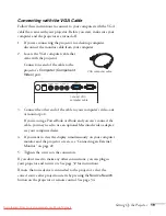 Предварительный просмотр 19 страницы Epson PowerLite S5 Series User Manual