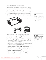 Предварительный просмотр 33 страницы Epson PowerLite S5 Series User Manual