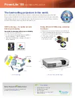 Предварительный просмотр 2 страницы Epson PowerLite S9 Brochure