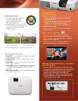 Предварительный просмотр 3 страницы Epson PowerLite S9 Brochure