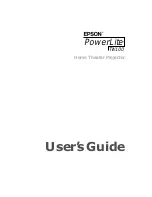 Epson PowerLite TW-100 User Manual предпросмотр