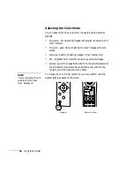 Предварительный просмотр 21 страницы Epson PowerLite TW-100 User Manual