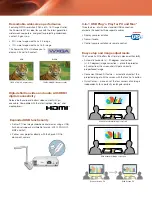 Preview for 4 page of Epson PowerLite W16 Product Specifications