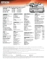 Preview for 6 page of Epson PowerLite W16SK Product Specifications