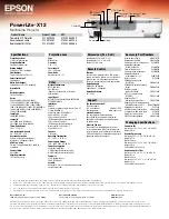 Preview for 4 page of Epson PowerLite X12 Brochure & Specs