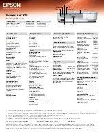 Preview for 2 page of Epson PowerLite X15 Brochure & Specs