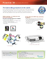 Preview for 2 page of Epson PowerLite X9 Specifications