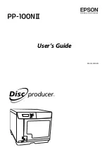 Epson PP-100NII User Manual preview