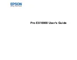 Предварительный просмотр 1 страницы Epson Pro EX10000 User Manual